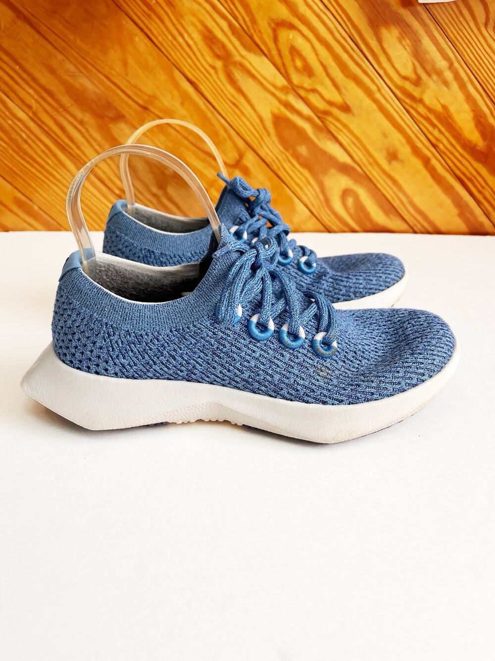 ALLBIRDS The Tree Dasher 2 Sneakers Blue Blizzard